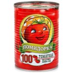 ТОМАТНАЯ ПАСТА ПОМИДОРКА 140 ГР Ж/Б /50ШТ.