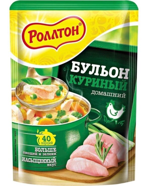 БУЛЬОН "РОЛЛТОН" 100 ГР КУРИЦА /24ШТ.