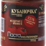ТОМАТНАЯ ПАСТА КУБАНОЧКА 500 ГР СТЕКЛО/12