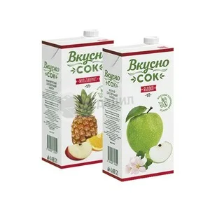 СОК "ВКУСНОСОК" 1Л С КРЫШКОЙ В АССОРТИМЕНТЕ