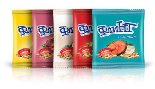 ФЛИНТ СУХАРИ В АССОРТИМЕНТЕ 80 ГР.  (ЛИПЕЦК)