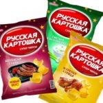 "РУССКАЯ КАРТОШКА" ЧИПСЫ 150 ГР. АССОРТИ /9 ШТ.