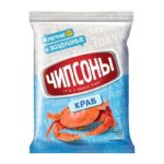 ЧИПСЫ "ЧИПСОНЫ" КРАБ 40ГР./28 ШТ.