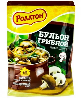 БУЛЬОН "РОЛЛТОН" 90Г ГРИБНОЙ /24 ШТ./4 ШТ.