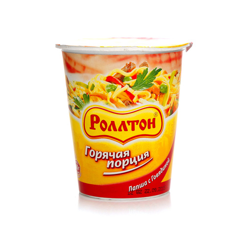 СУП В СТАКАНЕ "РОЛЛТОН" В АССОРТИМЕНТЕ 70 Г/24