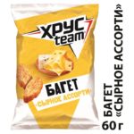 ХРУСТИМ СУХАРИ 60 ГР. БАГЕТ В АССОРТИМЕНТЕ /24 ШТ.