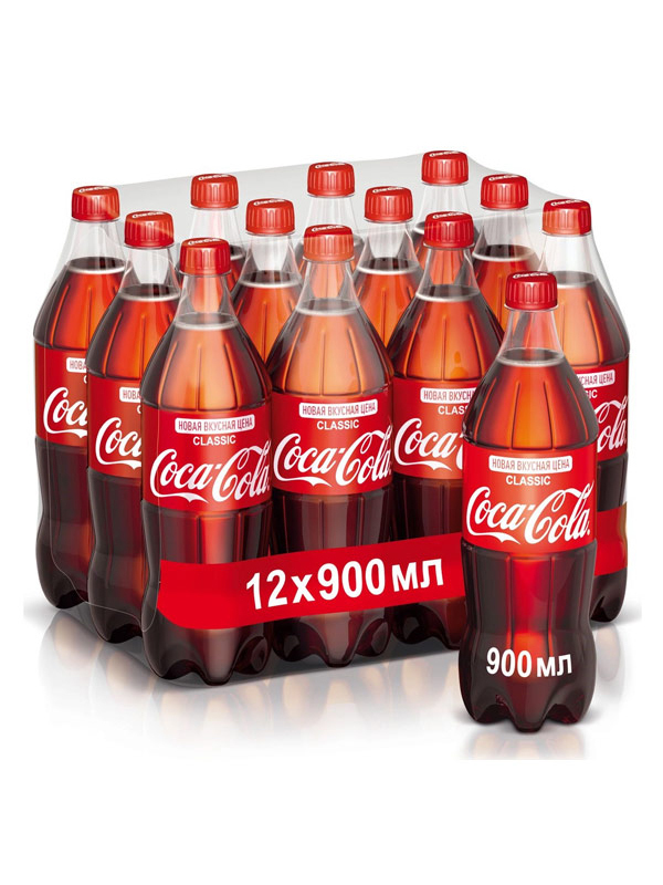 КОКА-КОЛА 900 МЛ /12 ШТ.
