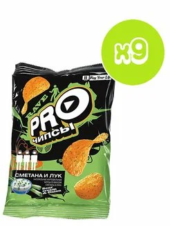 ЧИПСЫ "ПРО-ЧИПСЫ"  150 ГР. В АССОРТИМЕНТЕ.  КДВ.  9ШТ.УП.