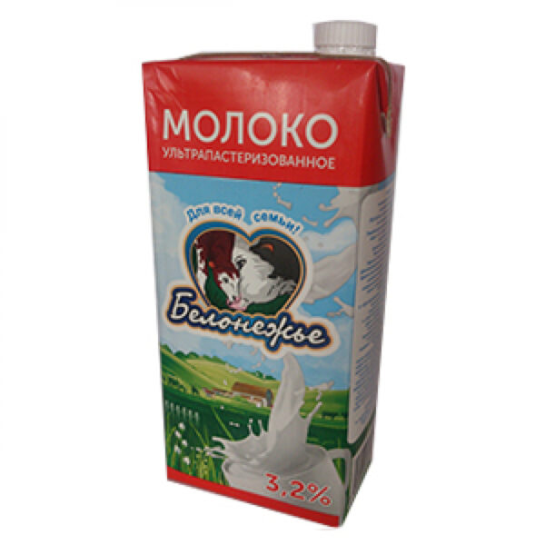Молоко Белонежье 3,2% Долгосроч С Крыш