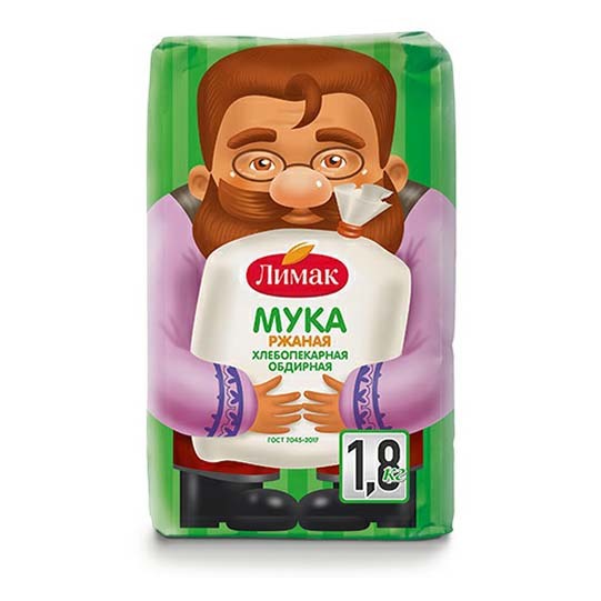 Мука Лимак 1,8 кг Ржаная