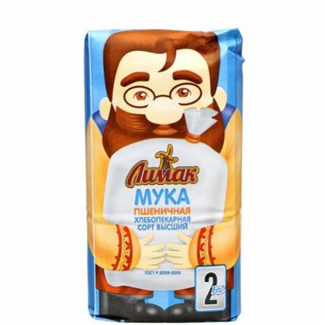 Мука 2 кг Лимак С Мужиком