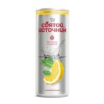 Вода Мин Святой Источник 0,33л Банка Лимон Мята
